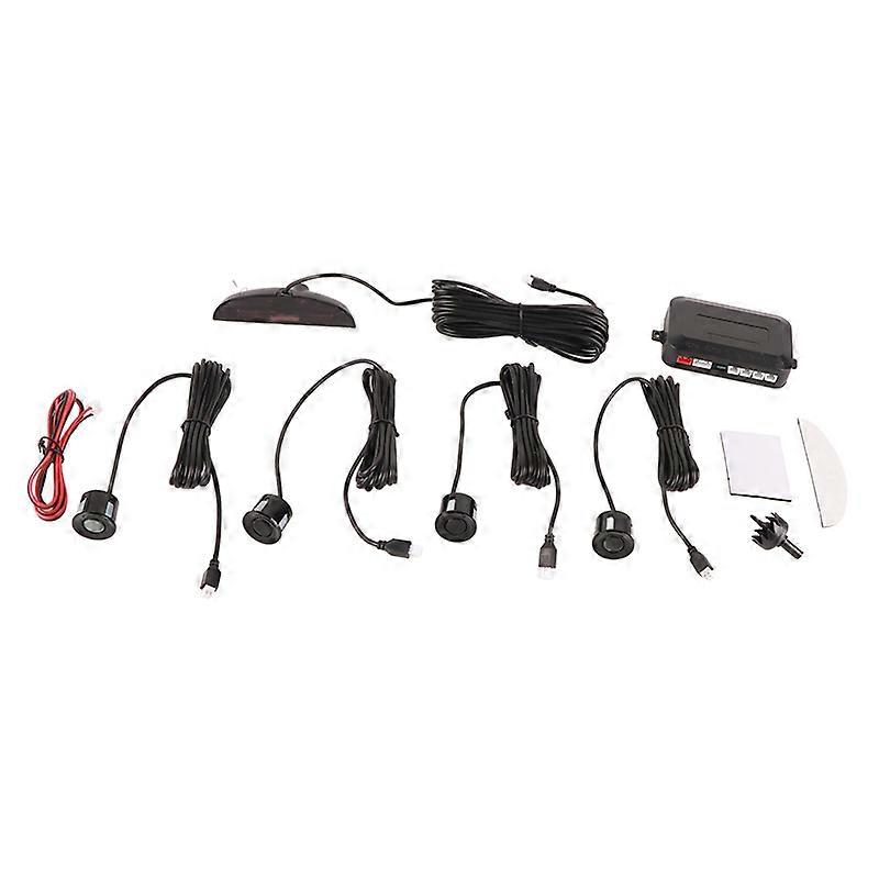 Backup Radar System for Car With Anti Interference Technology Black