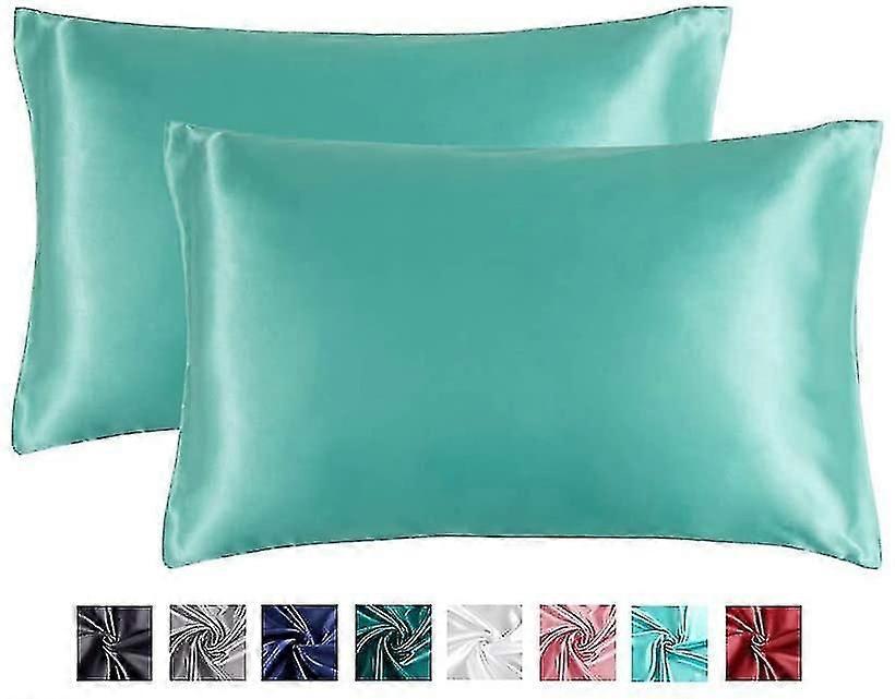 2-حزمة الساتان وسادات للشعر والجلد، وسادة الساتان يغطي جودة عالية