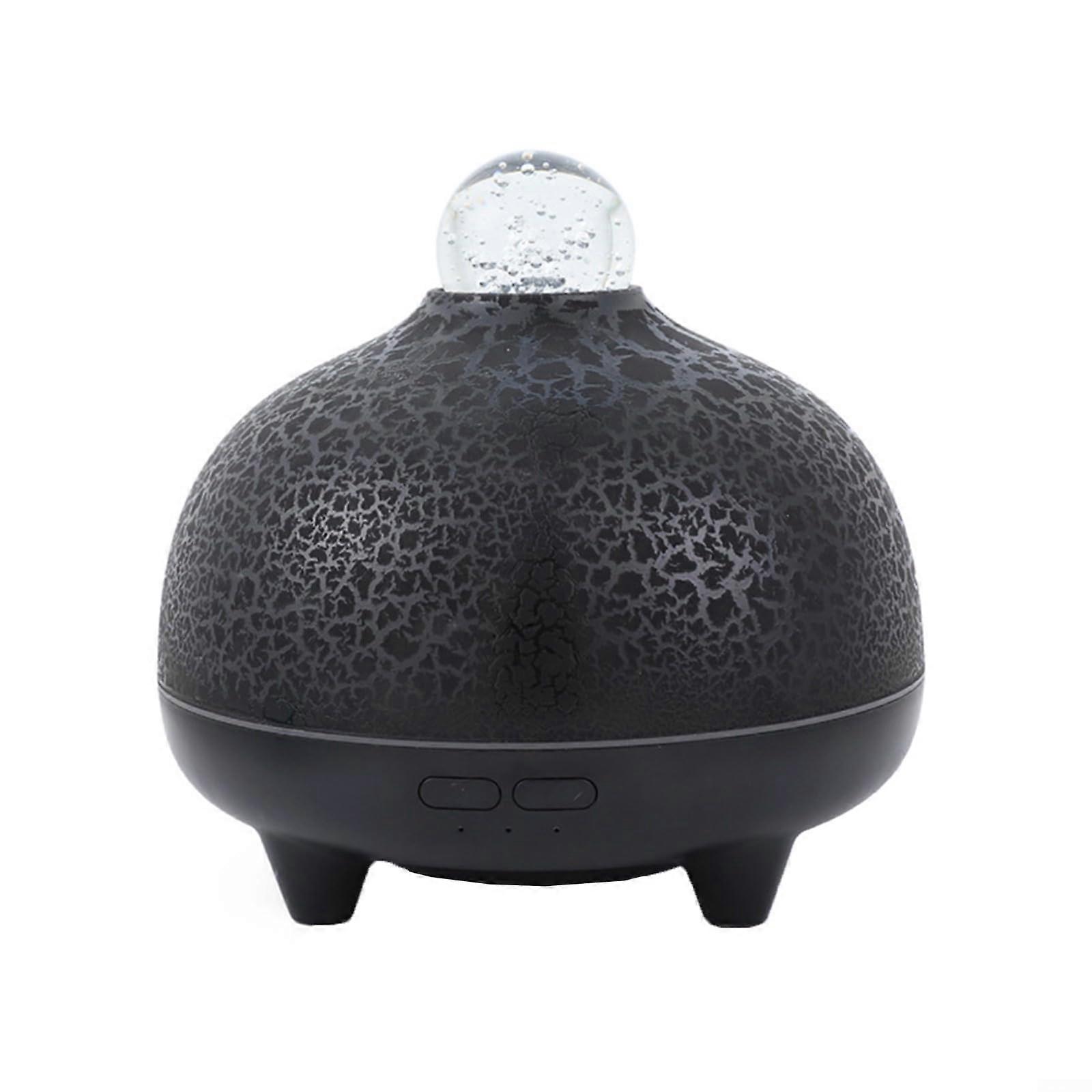 Aroma Diffuser Essential Oil Diffuser 7Color LED Mood Light Night Lamp 350ml USB Humidifier Tunable Mist Black