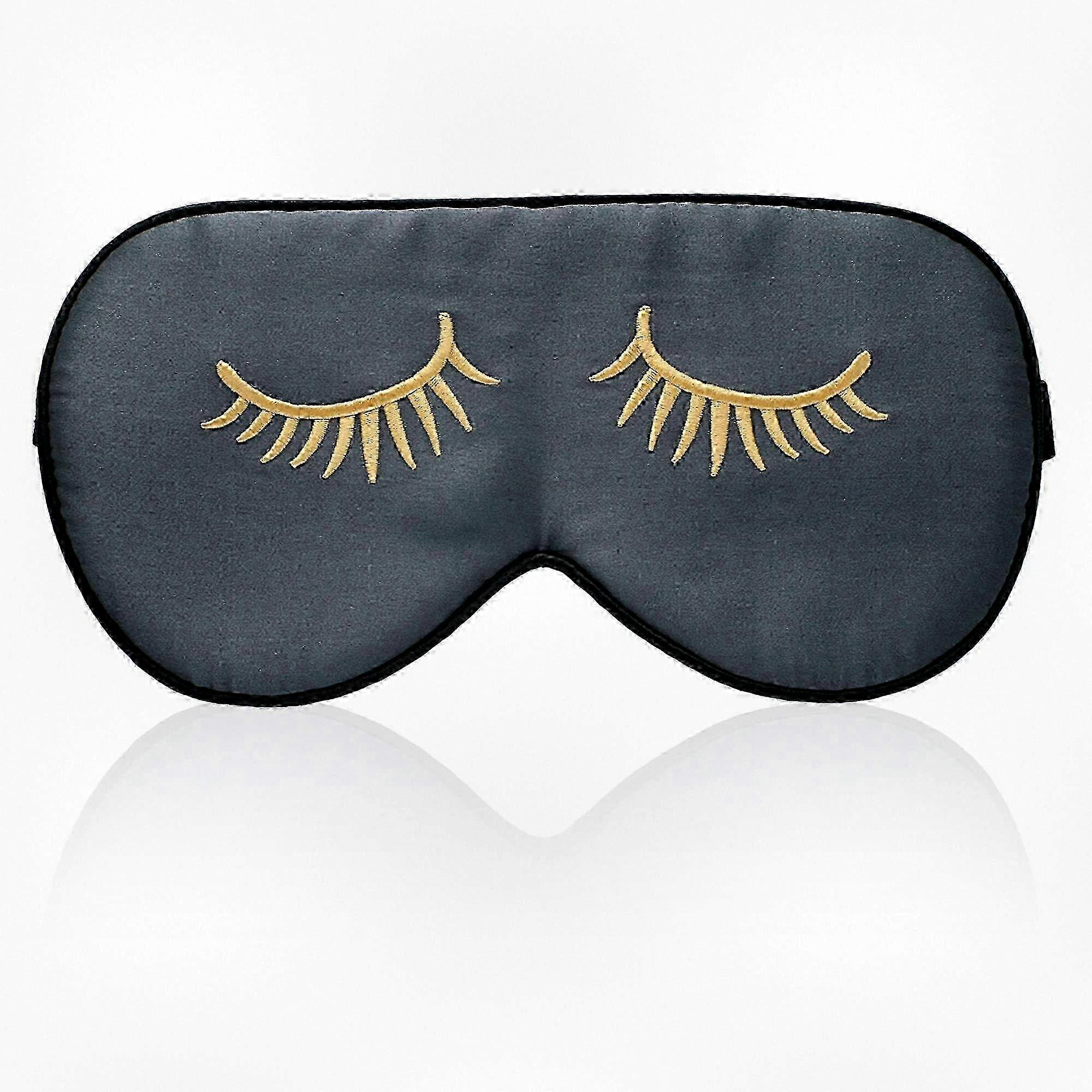 Adjustable Silk Sleep Mask for Ultimate Comfort, Soft Touch, Offered in Various Designs