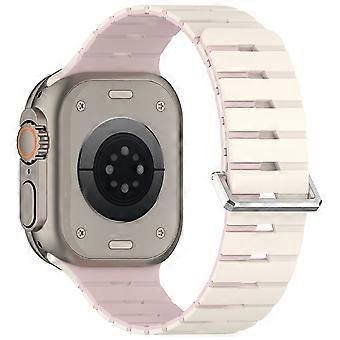 Harmonica Design Silicone Strap Compatible For Apple Watch Series 11 10 42mm / 9 8 7 41mm / SE3 SE2 SE 6 5 4 40mm / 3 2 1 38