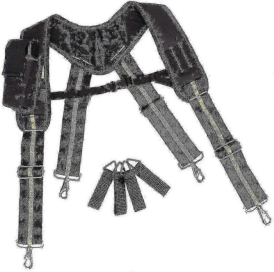 أداة حزام المعلقات مبطنة الثقيلة للخدمة الشاقة حزام قابل للتعديل مع مقاطع جيب ل