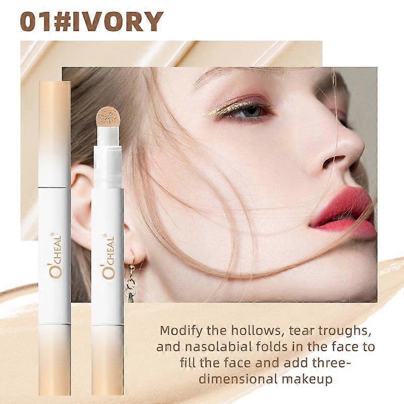 Full Coverage Concealer Stick for Acne, Blemishes, Dark Spots and Pores, Natural Contouring and Highlighting