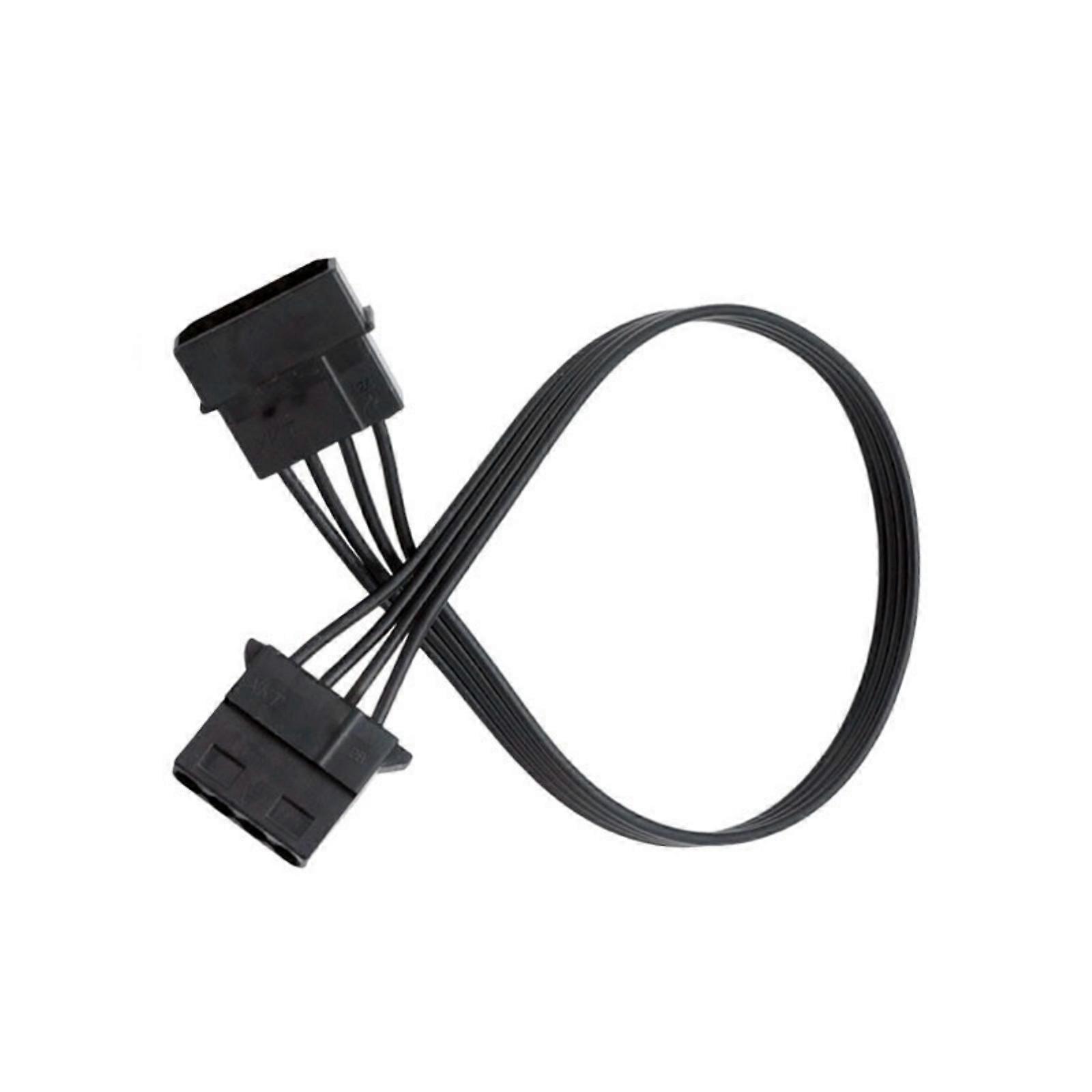 Power Cable Hub Splitter Adapter 1 to 1 4Pin CPU Cooling Case Chasis Cooling Fan Cable for Computer Case 4Pin Multicolor