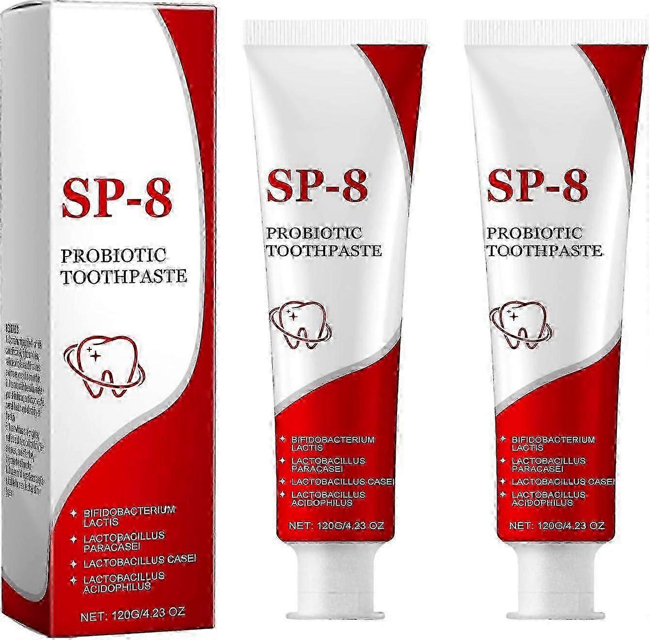 SP-8 Probiotic Toothpaste, Sp-8 Probiotic Whitening Toothpaste, SP8 Toothpaste Fresh Breath, Deep Cleaning Care Toothpaste 25-26