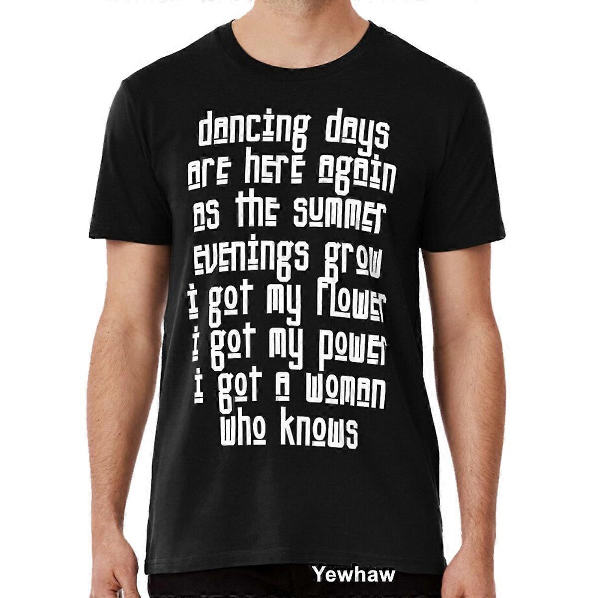 Dancing Days - Lyric T-shirt Led Zeplon