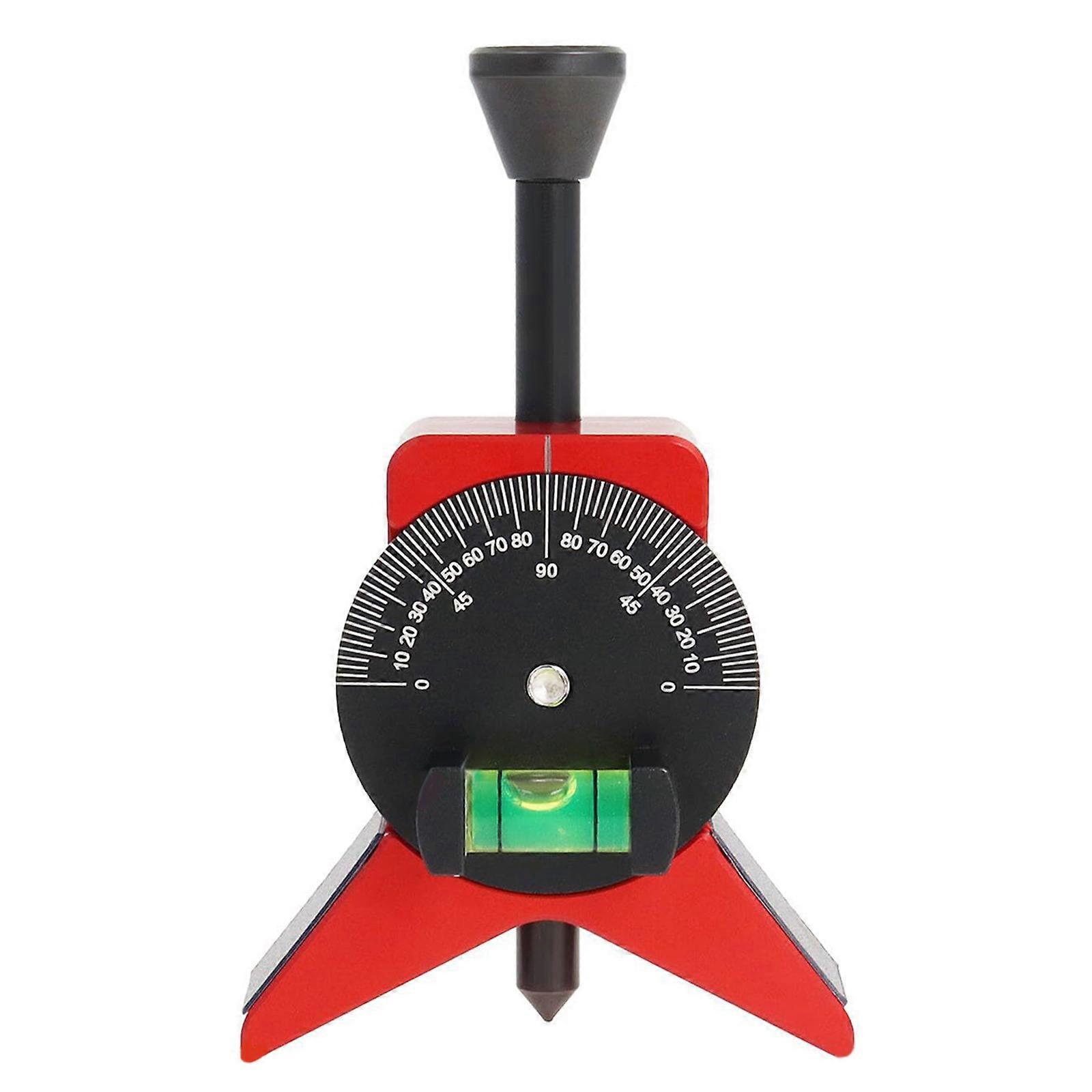 Y Shaped Pipe Center Marker Pipefitter Tool for Precisions Pipe Fitting & Accurate Marking In Metalworking & Construction  Red