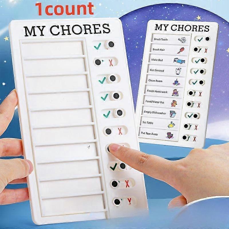 1 Set Reusable Daily Task Planning Board with 4 Packs of Paper, Hanging To-Do List, RV Checklist, Memo Board for Home Decoration