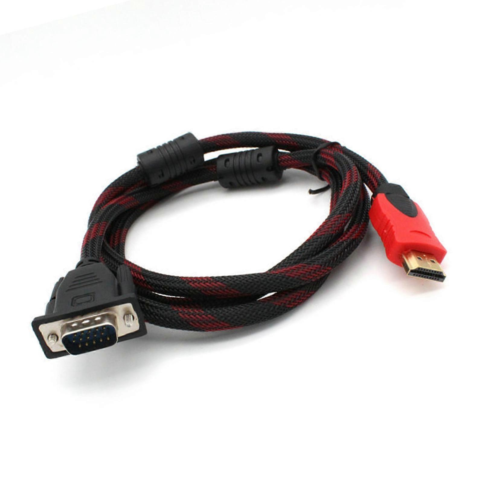 1.5M To VGA Cable Material Transmission For PC Multicolor
