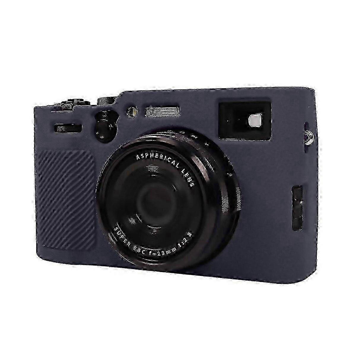 For Litchi Texture Soft Silicone Protective Case For Fujifilm X100vi Suitable For Everyday Use