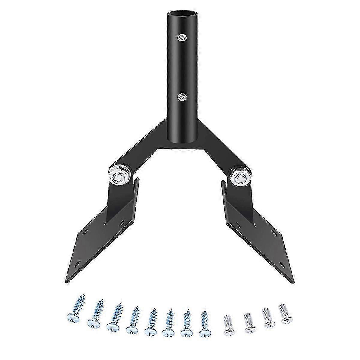 Adjustable Garden Wind Vane Mount with Roof Bracket Hardware