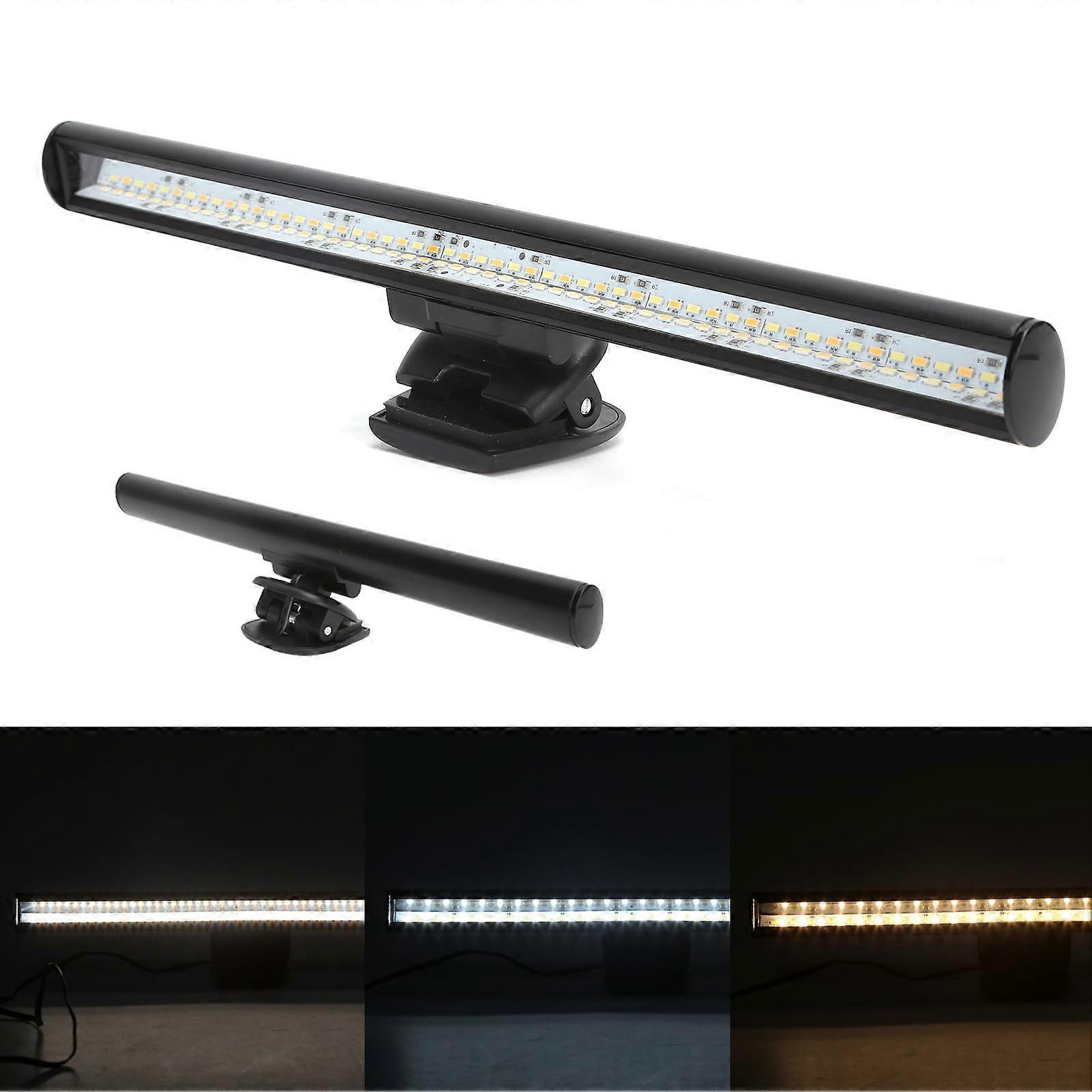 LED Computer Monitor Light Color Temperature Adjustable Laptop Screen Reading Lamp