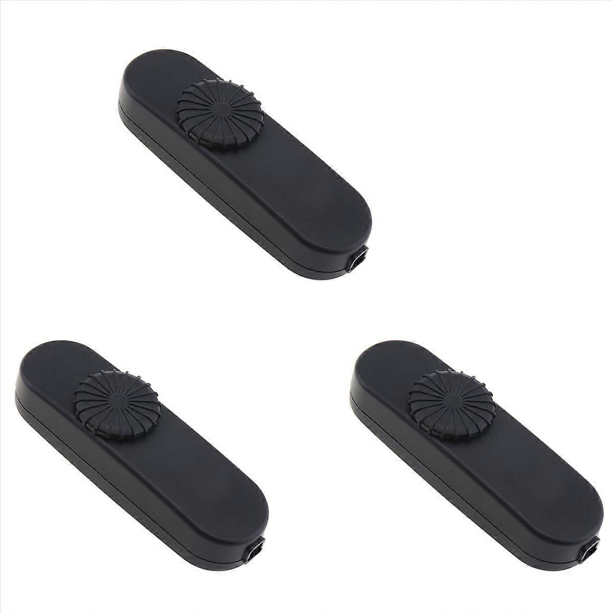 3X LED Dimmer Switch Full Range Rotary Dimmer Switch Inline Lamp Switch for 220V Table Lamp / LED La