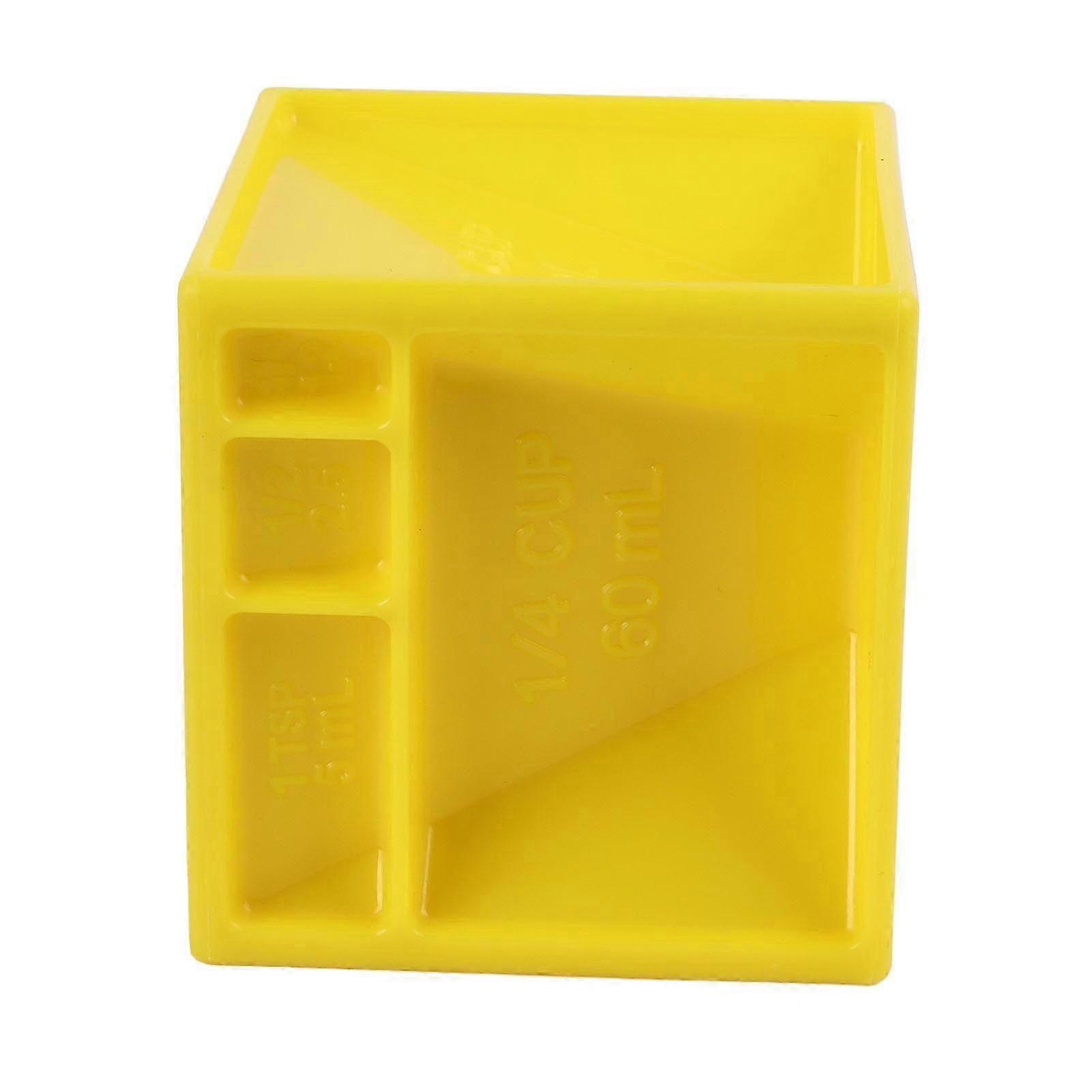 Cube Measuring Cups Multifunctional Square All in One Measuring Device for Household Kitchen RV Dorm Apartment Camping f26