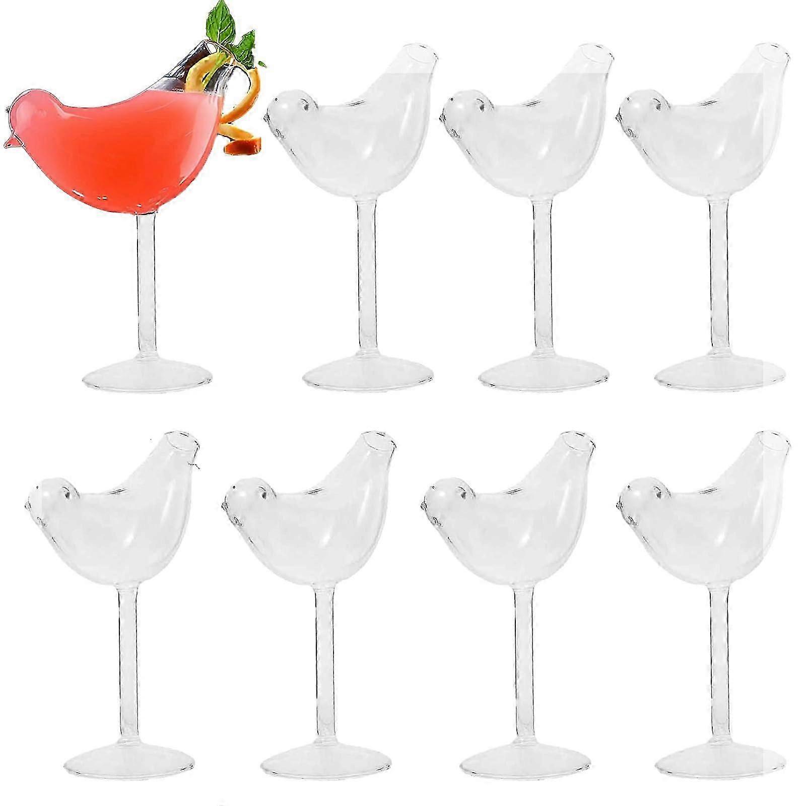 8 Pack Creative Cocktail Glass Set for Bar Restaurant