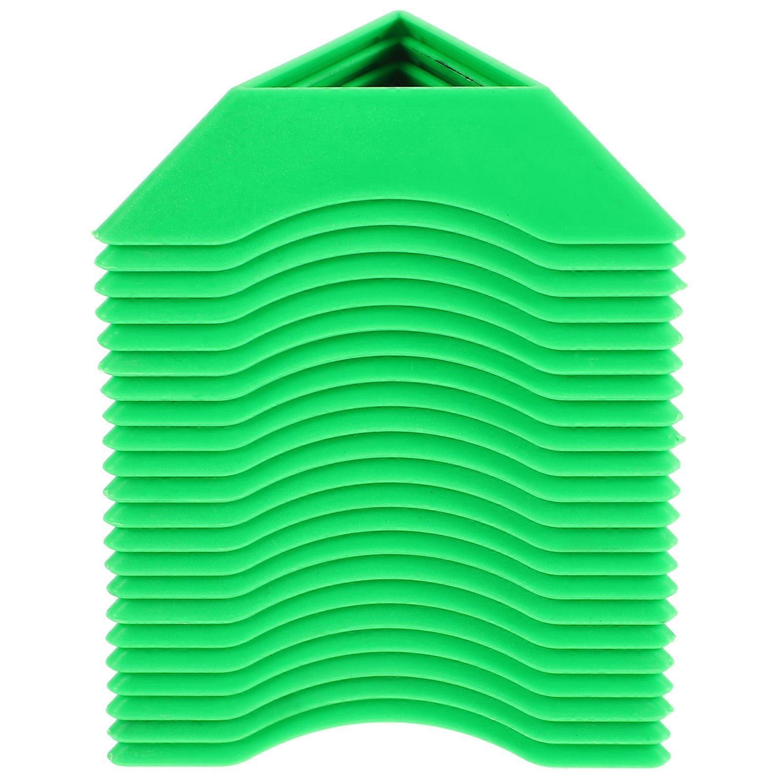 Cube Display Triangle Base Holder with 20Pcs for Desk Puzzle Stand