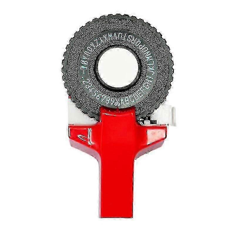 3d Printing Hand Printer Wheel 9mm + Label Tape For Motex E101 3d Embossing Red