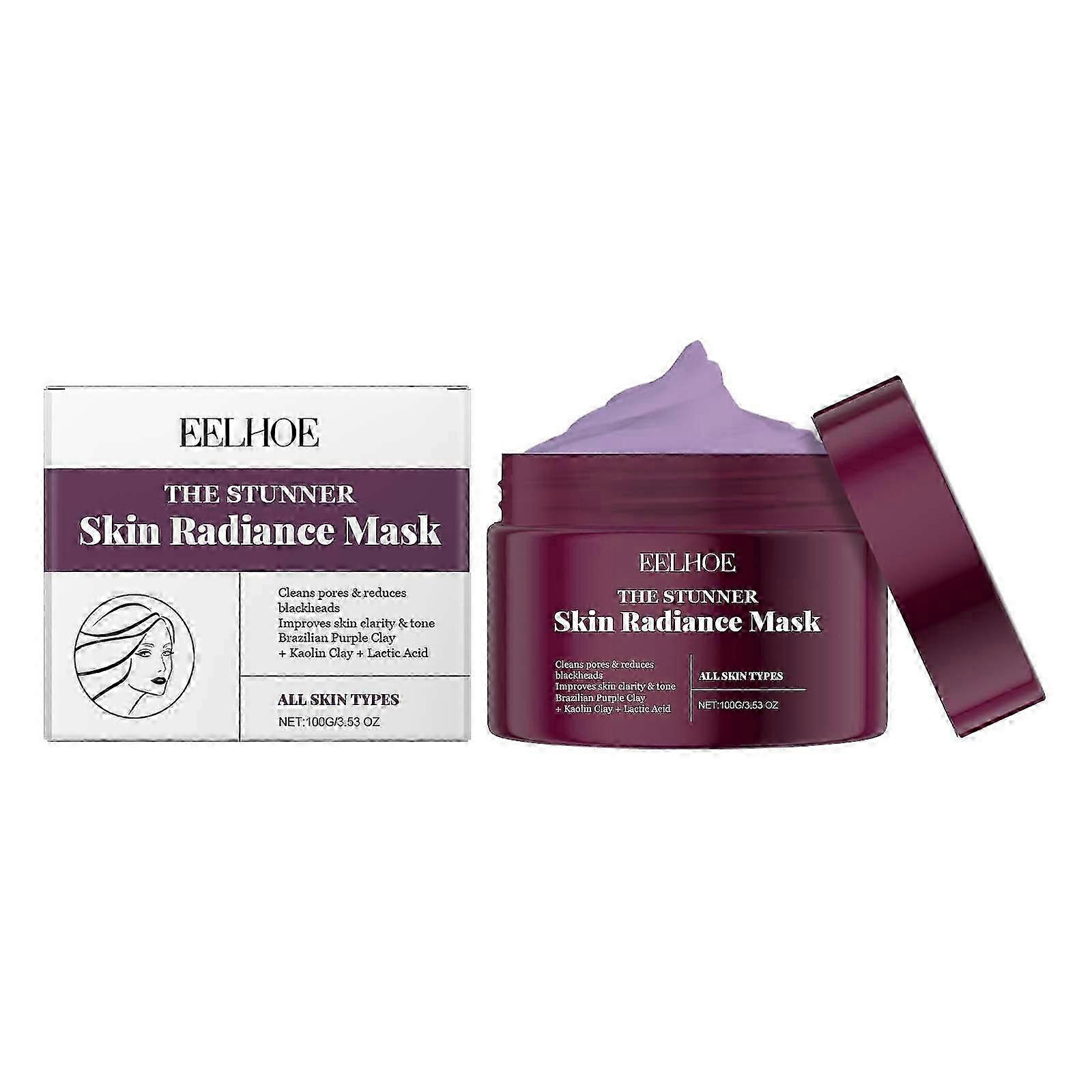 Brightening Blackhead Mask with Lactic Acid & Vitamin E  Hydrating, Firming & Pore Clearing