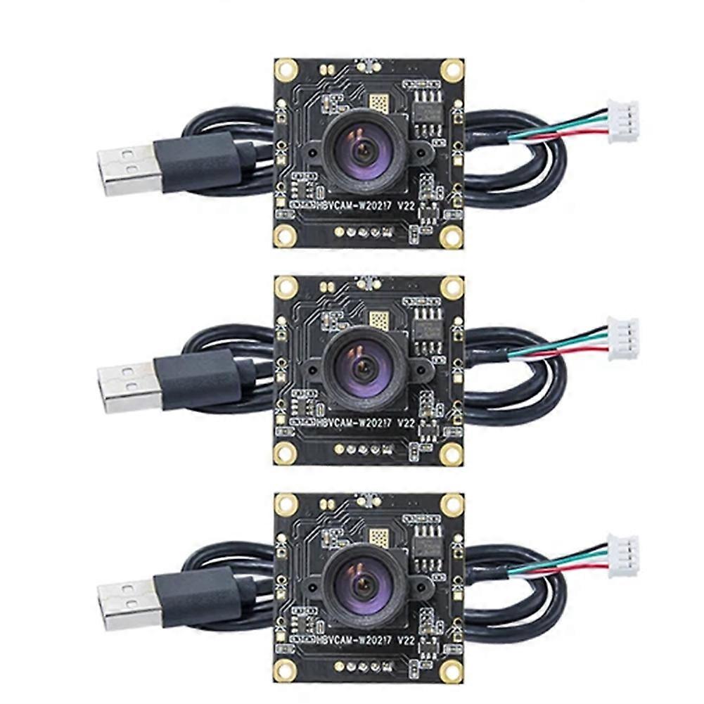 3Pcs OV9732 100 Degrees 1280x720 30fps Camera Module for Autodarts Io with 1M Cable,PCB SIZE:32x32mm, Camera Module