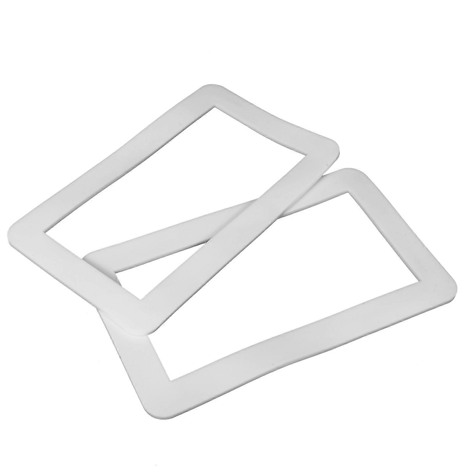 2Pcs Switch Plate Cover Silicone White for Decoration Switch Protection