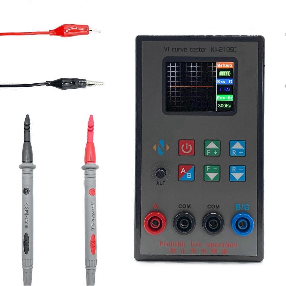 Handheld VI Curve Tester 2inch TFT Display 2CH ASA Circuit Board Online Repair Tester Analog Signature Analyzer