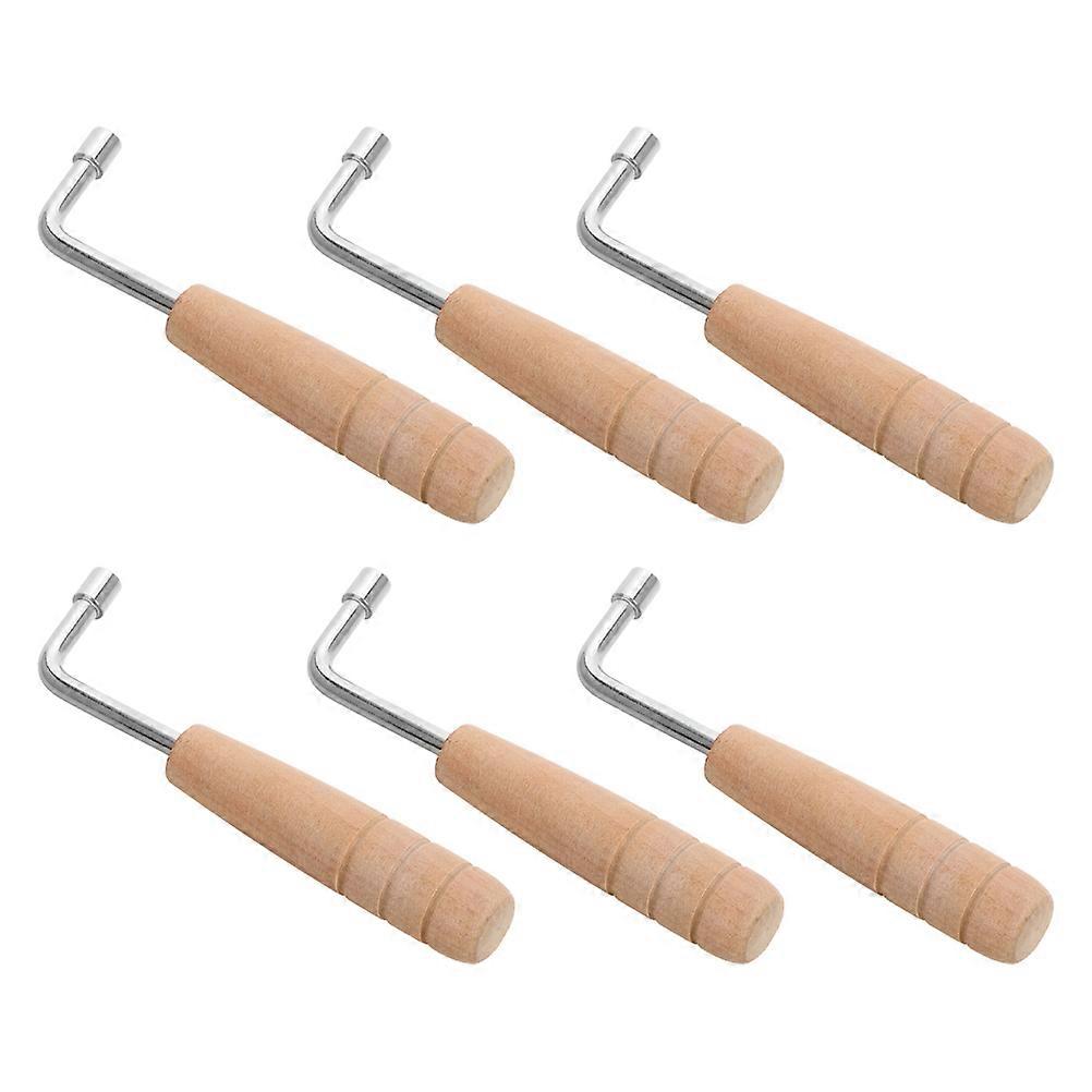 Professional Lyre Tone Tuning Wrench Set 6Pcs for Music Instrument Adjustment