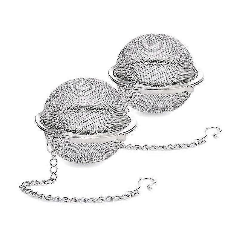 2pcs Stainless Steel Mesh Tea Ball