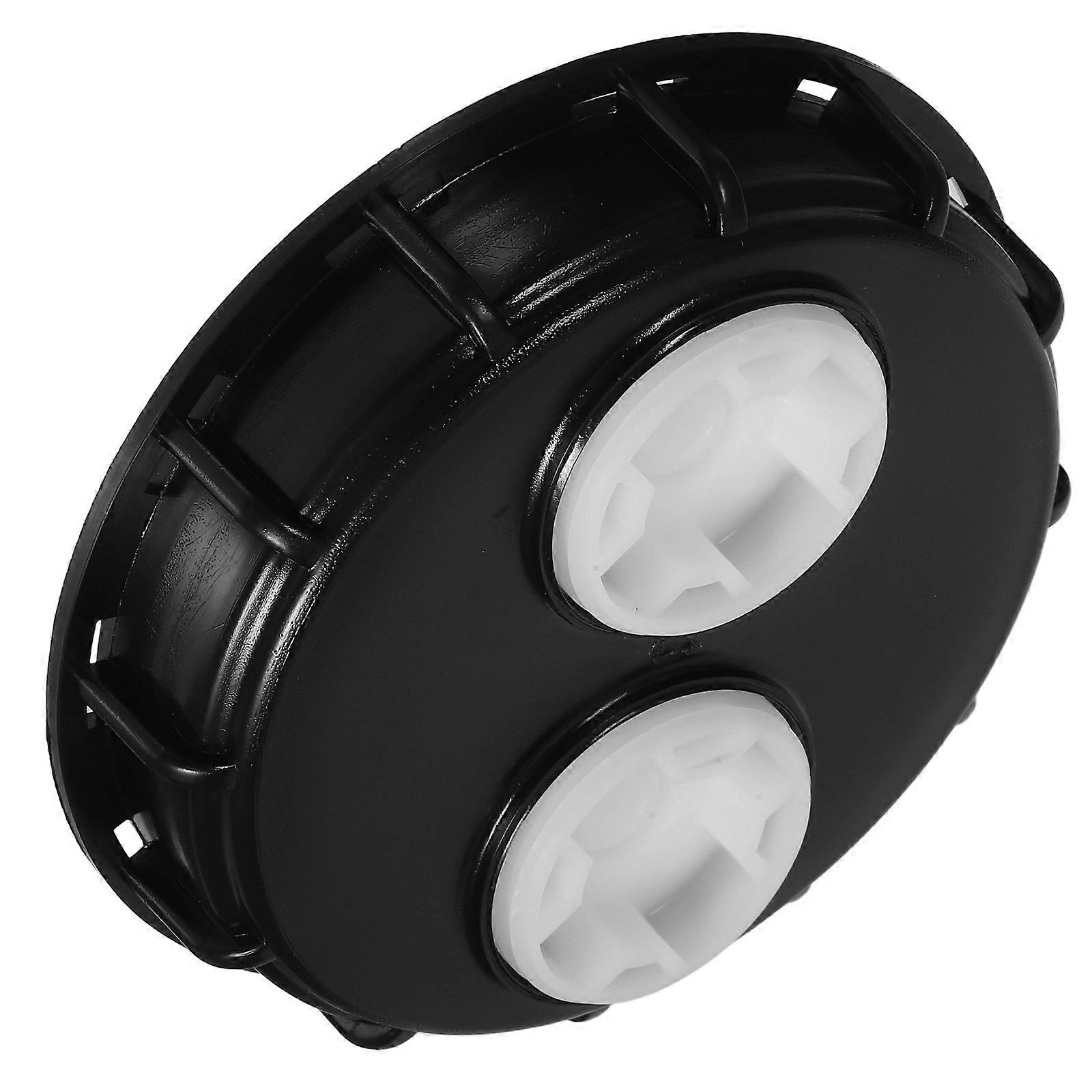 Durable PP Black Tank Lid Cover with Double Vent Design for Home Use Fits IBC Tote 55 Gallon