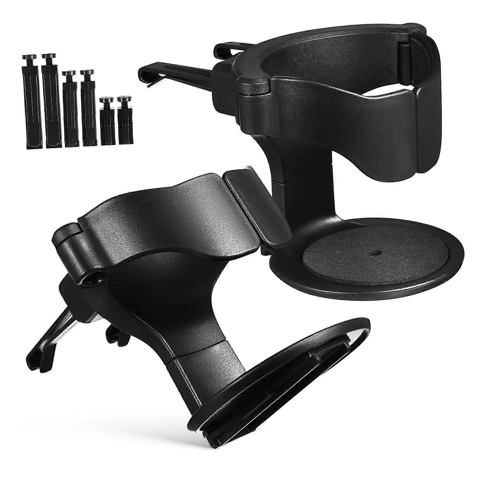 2pcs Dual Car Vent Cup Holder Extender for Bottles and Mugs, Adjustable Secure Drink Mount