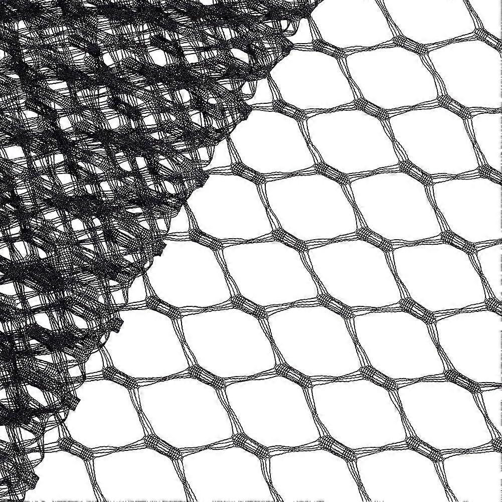 1.09 Yard Black Bridal Veil Netting Fabric 9inch Wide Birdcage Wedding Veil Net Fiber Mesh Veiling Millinery Netting for Hat Costume Design DIY Crafts