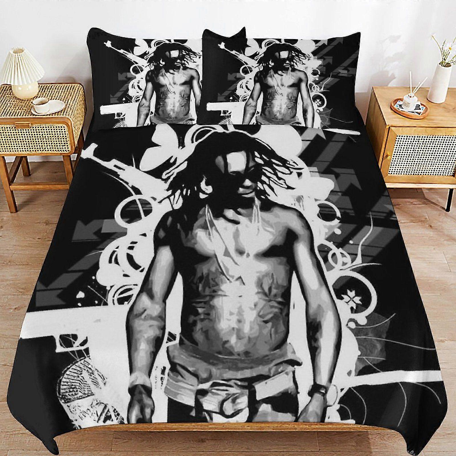 Lil wayne Comfort Base Sleep Solution Strong Thread Feel Machine Clean Fabric Duvet Cover Sets Idea