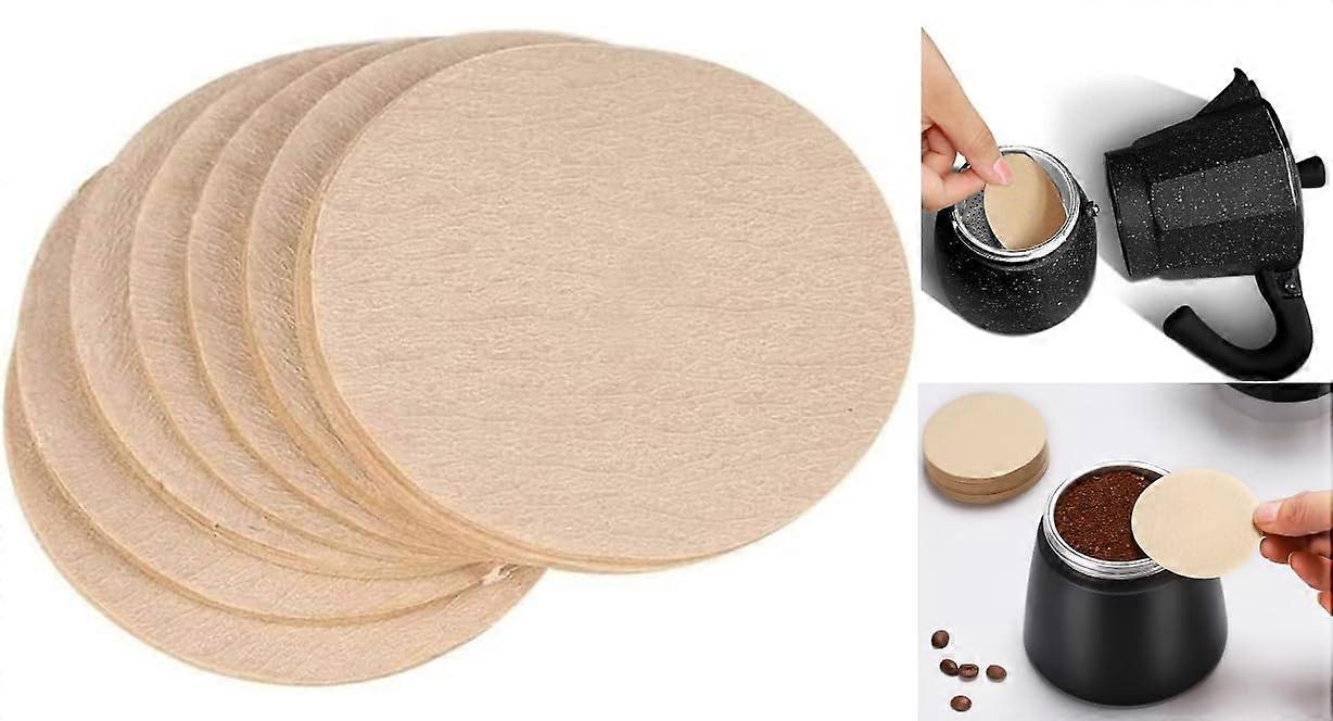 100pcs Round Disposable Coffee Filters 64mm for Espresso Maker Bulk Value Pack Consistent Flavor