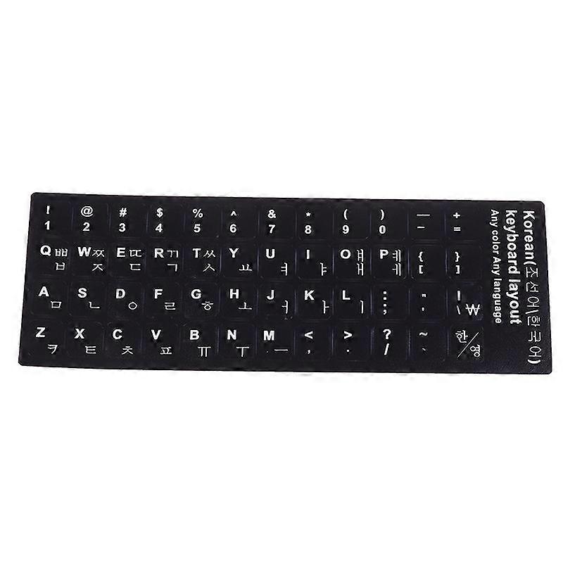 1Pc Korean KEYBOARD STICKER Printed Keyboard Protective Stickers