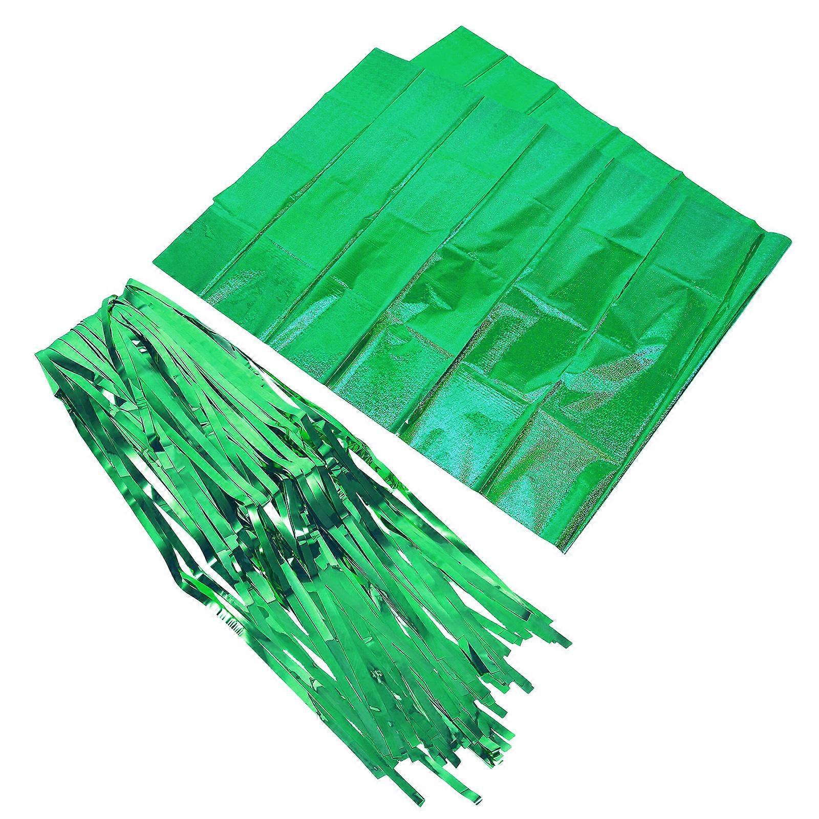 Wicked Witch Backdrop and Tablecloth for Party 4Sets Green