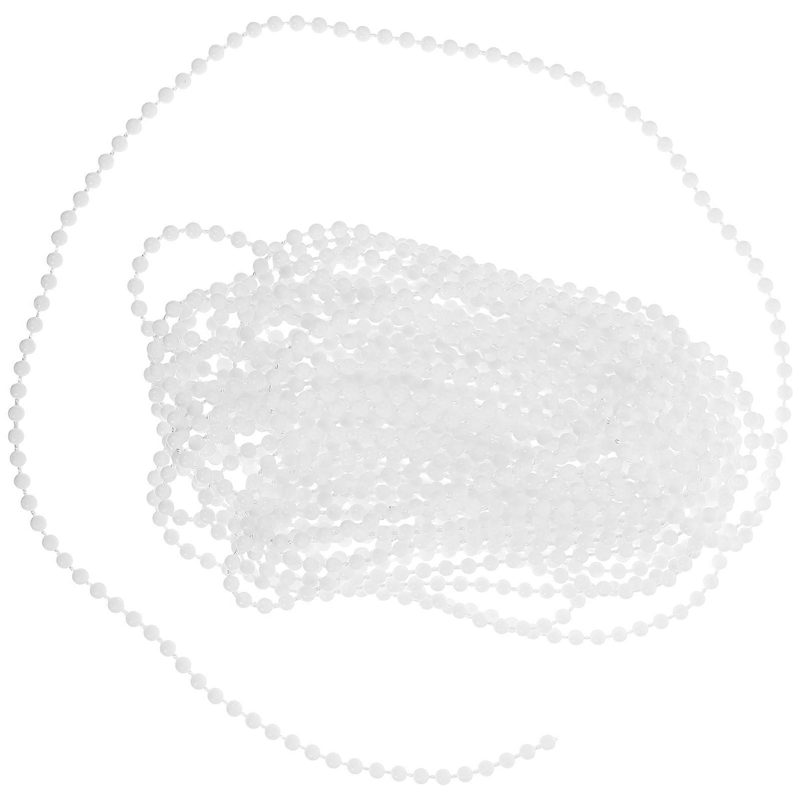 1 Set Curtain Roller Beaded Chain Cords Repair Kit with Connectors for Roman Blind Vertical Shade Fitting Supplies