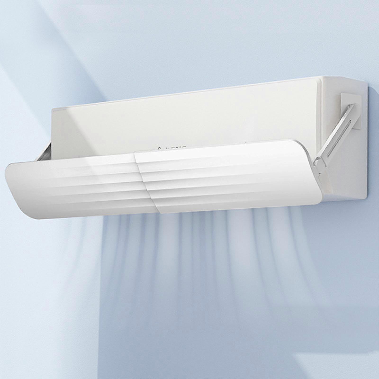 Air Conditioner Vent Deflector with Adjustable Telescopic Length for MultiAngle Airflow Control