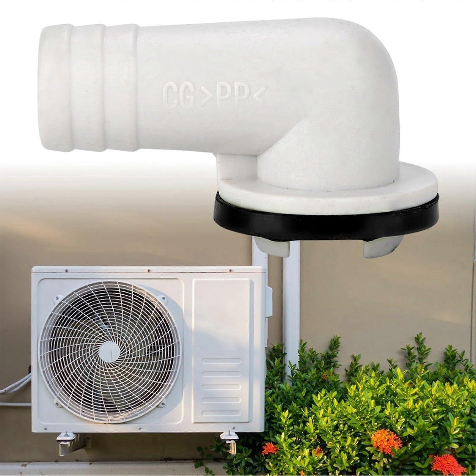 AC Drain Hose Connector 3/4 Inch Universal Air Conditioner Drain Elbow Fitting for Mini Split