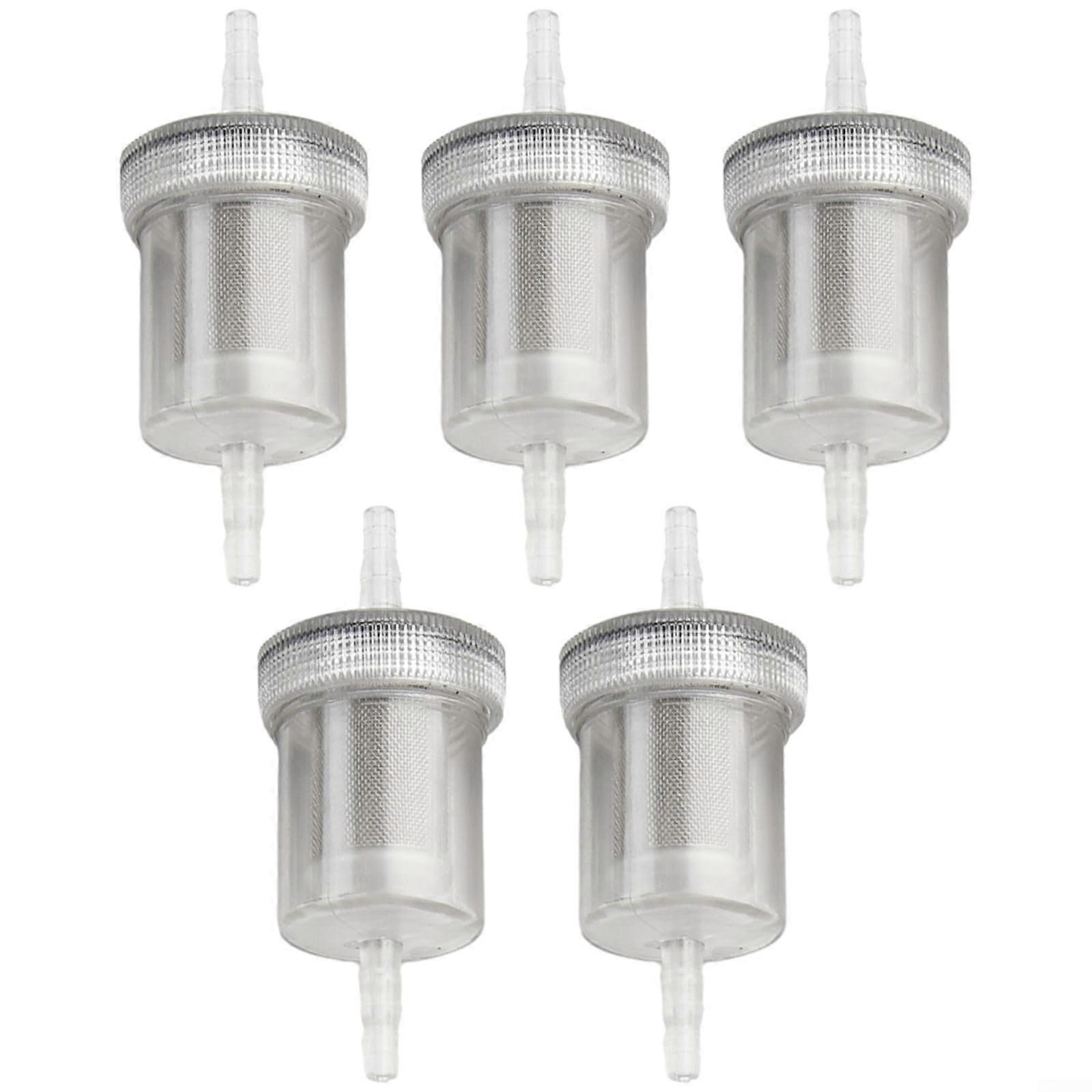 Diesel Fuel Filter Kit 5 Pack Inline Transparent for Heaters RV Camper Easy Installation