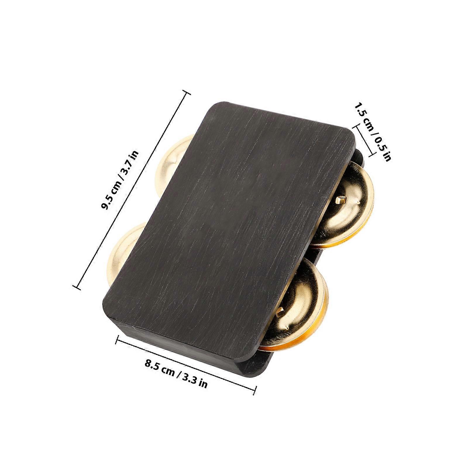 Black Cajon Tambourine Accompaniment Beating Percussion Instrument