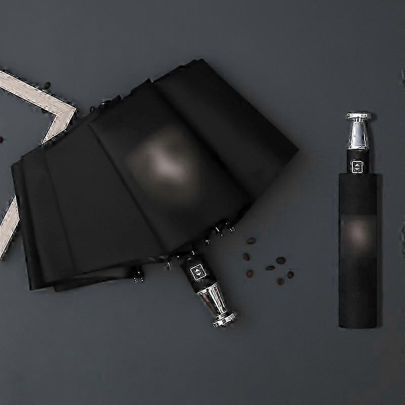 2025 Rain Windproof 10-bone Auto Logo Umbrella