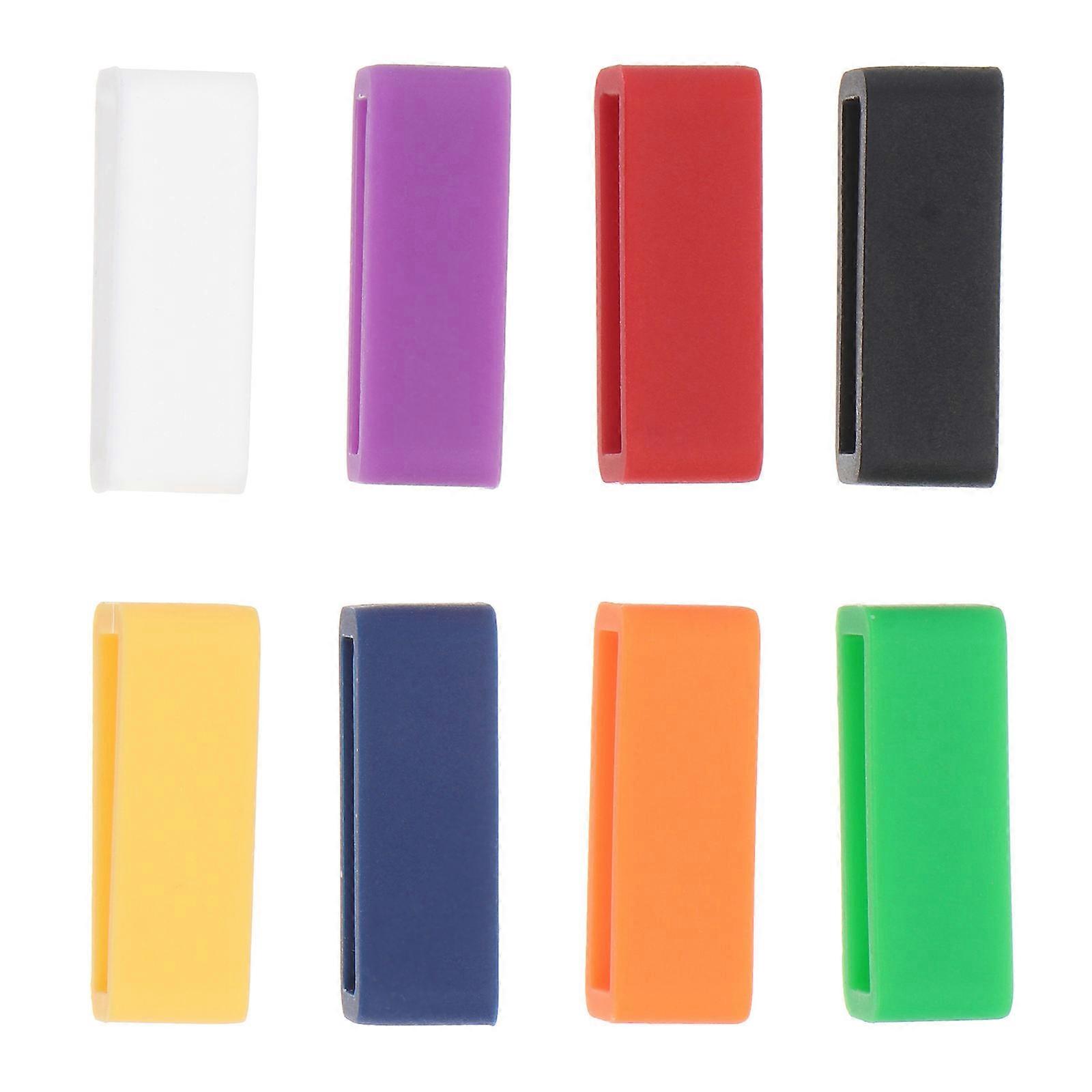Silicon Watchband Buckle Ring for Anti-Fall 8Pcs Practical Accessories