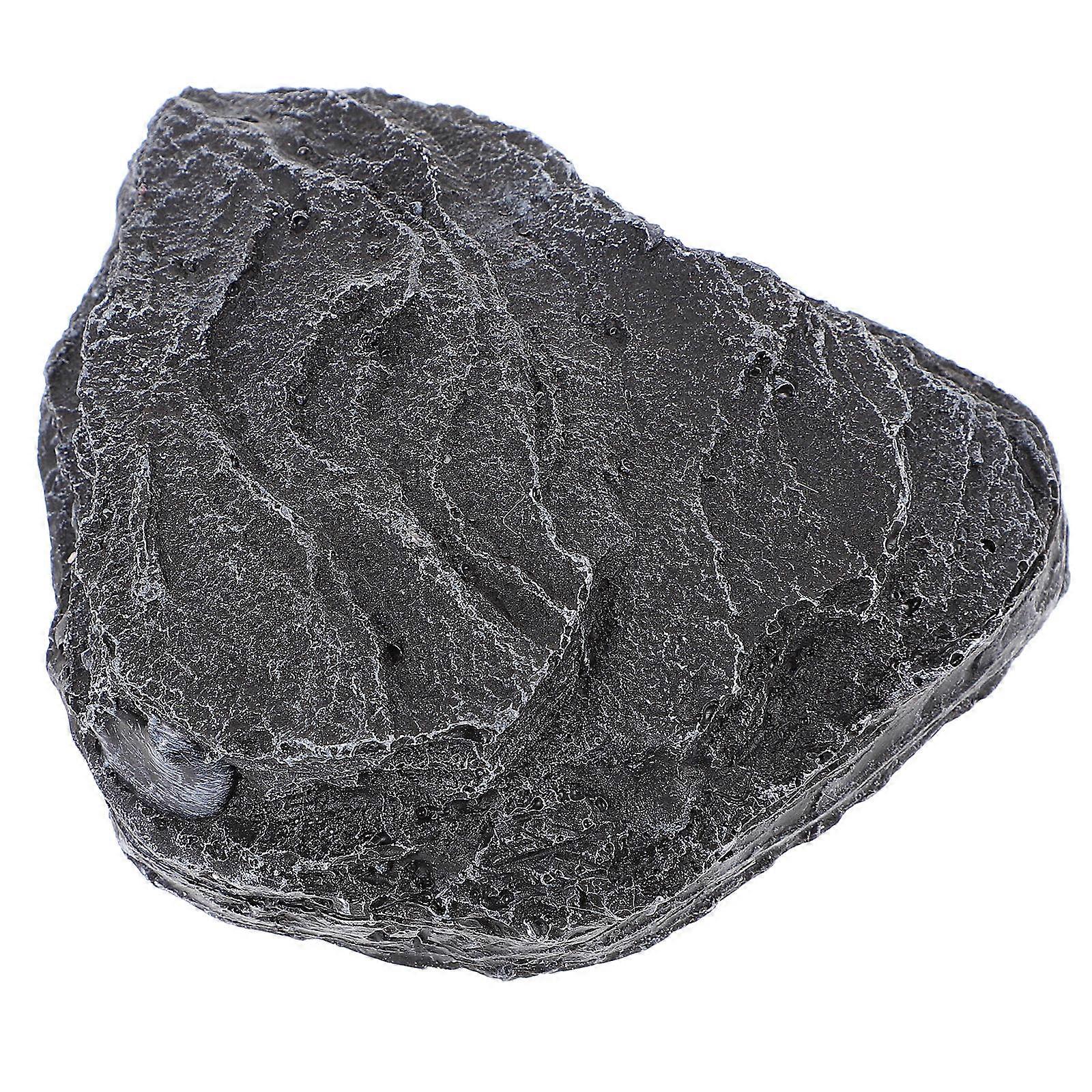 Grey Resin Turtle Basking Platform for Aquarium Decoration