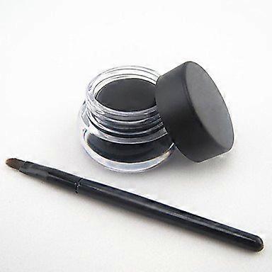 Waterproof Black Liquid Eyeliner with Brush Set, Smudge Proof, Long Lasting Precision