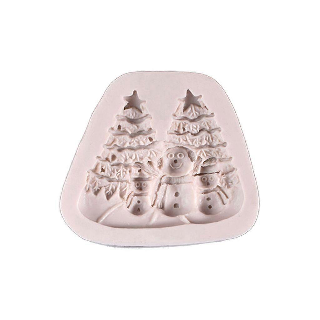 Chocolate Mold Christmas Series Silicone Material Baking Accessories for Kitchen