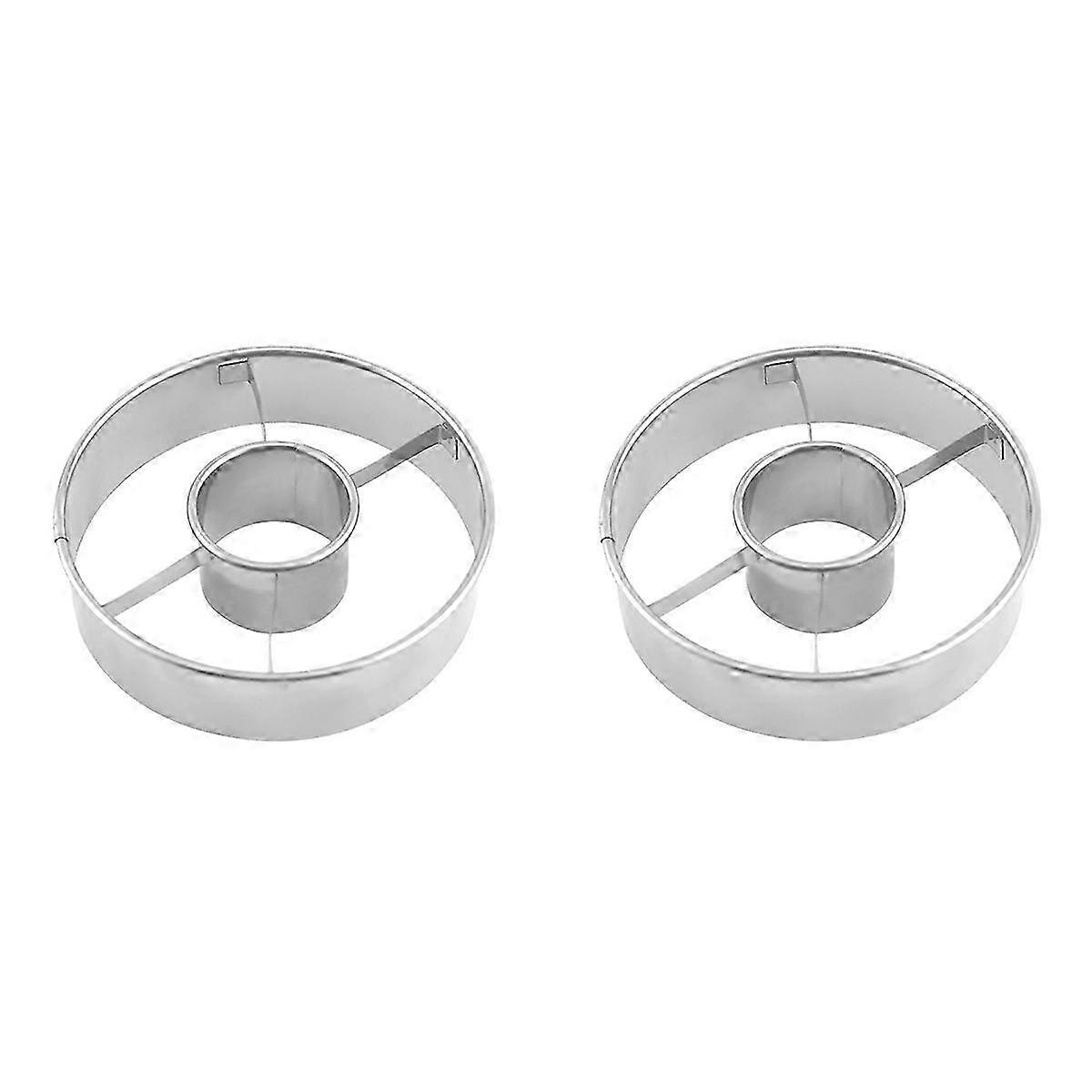 DIY Stainless Steel Donut Mold Cake Decorating Baking Tool