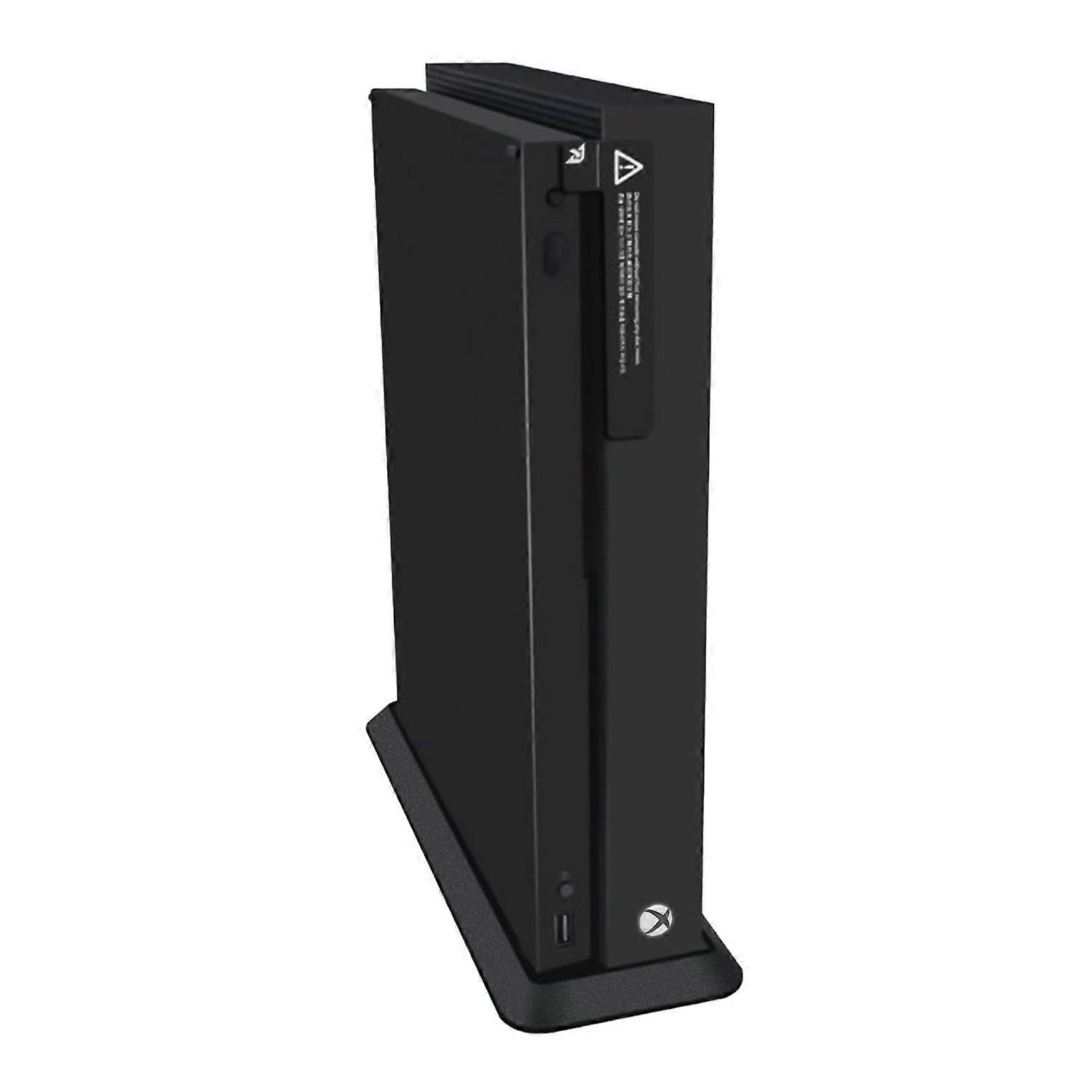 Vertical Stand Black for Xbox One X, SpaceSaving Design with Enhanced Ventilation for Console