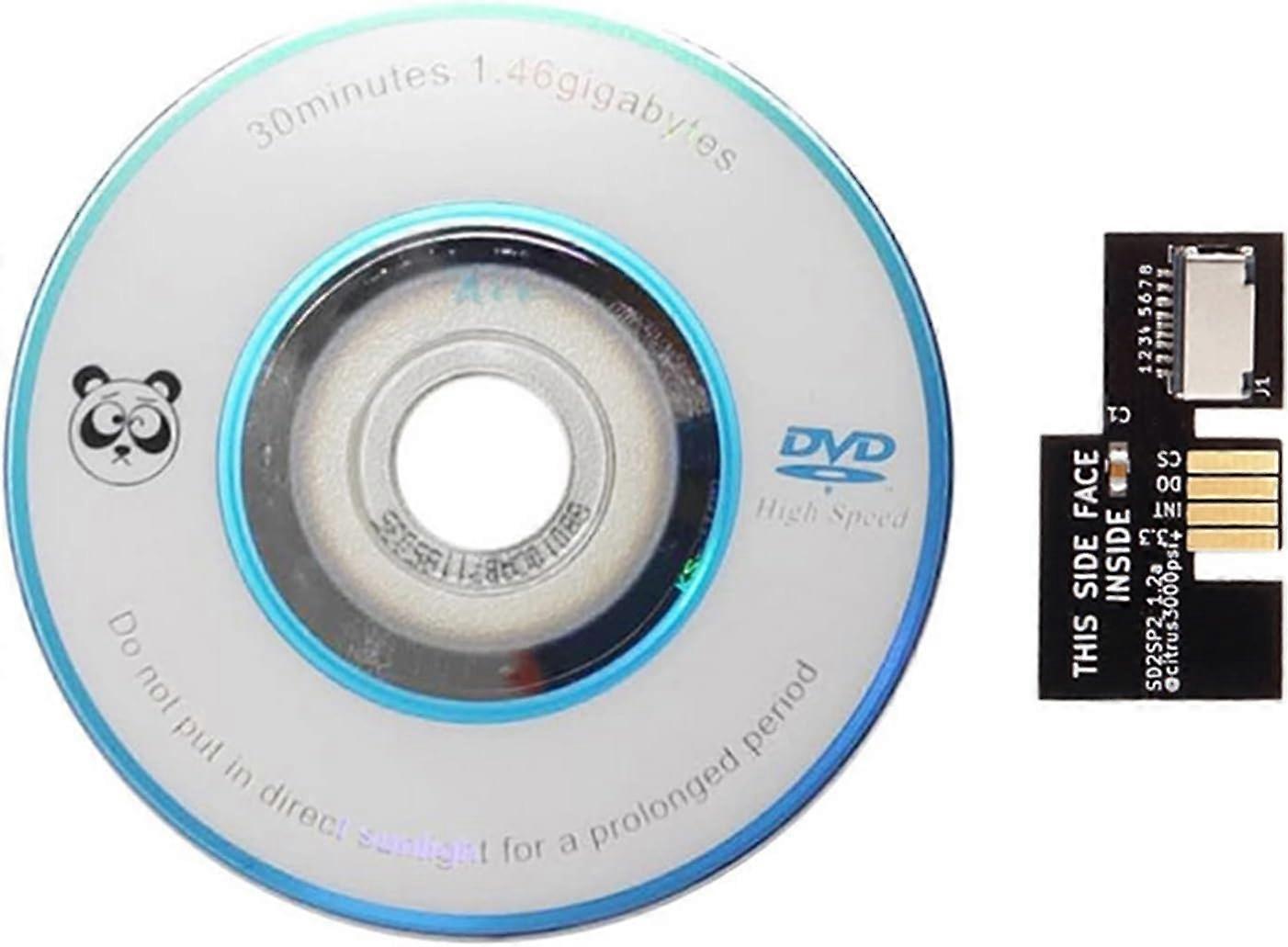 SD2SP2 Adapter for GameCube with Swiss Boot Disc PAL TF Card Reader Replacement ENIG Gold Coating