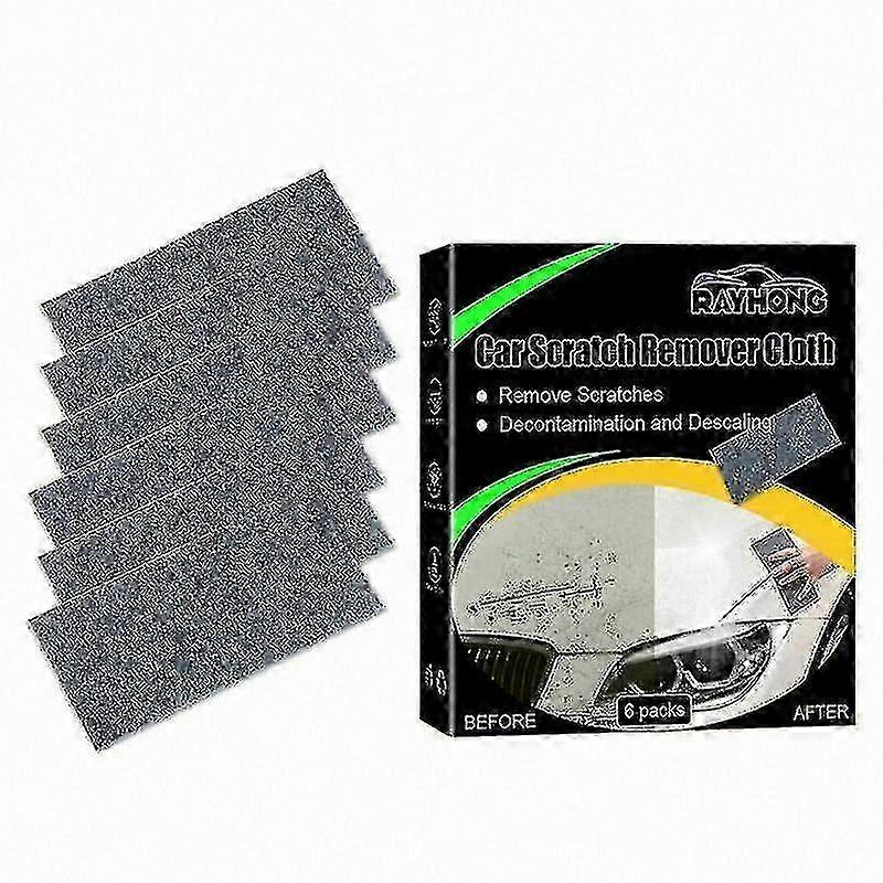 6-Pack Microfiber Cleaning Cloths for Vehicle Detailing