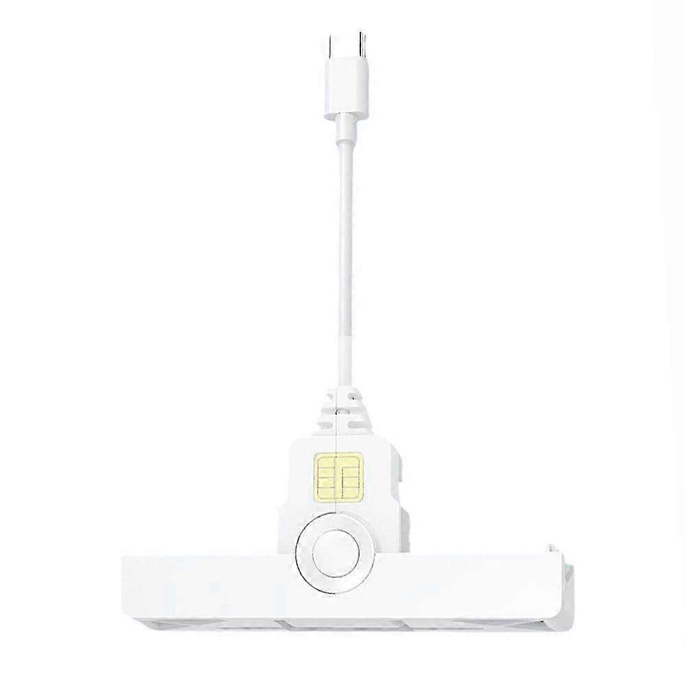 Type-C Bank Chip Card Reader Portable Common Access Card Reader Foldable for / OS / Android