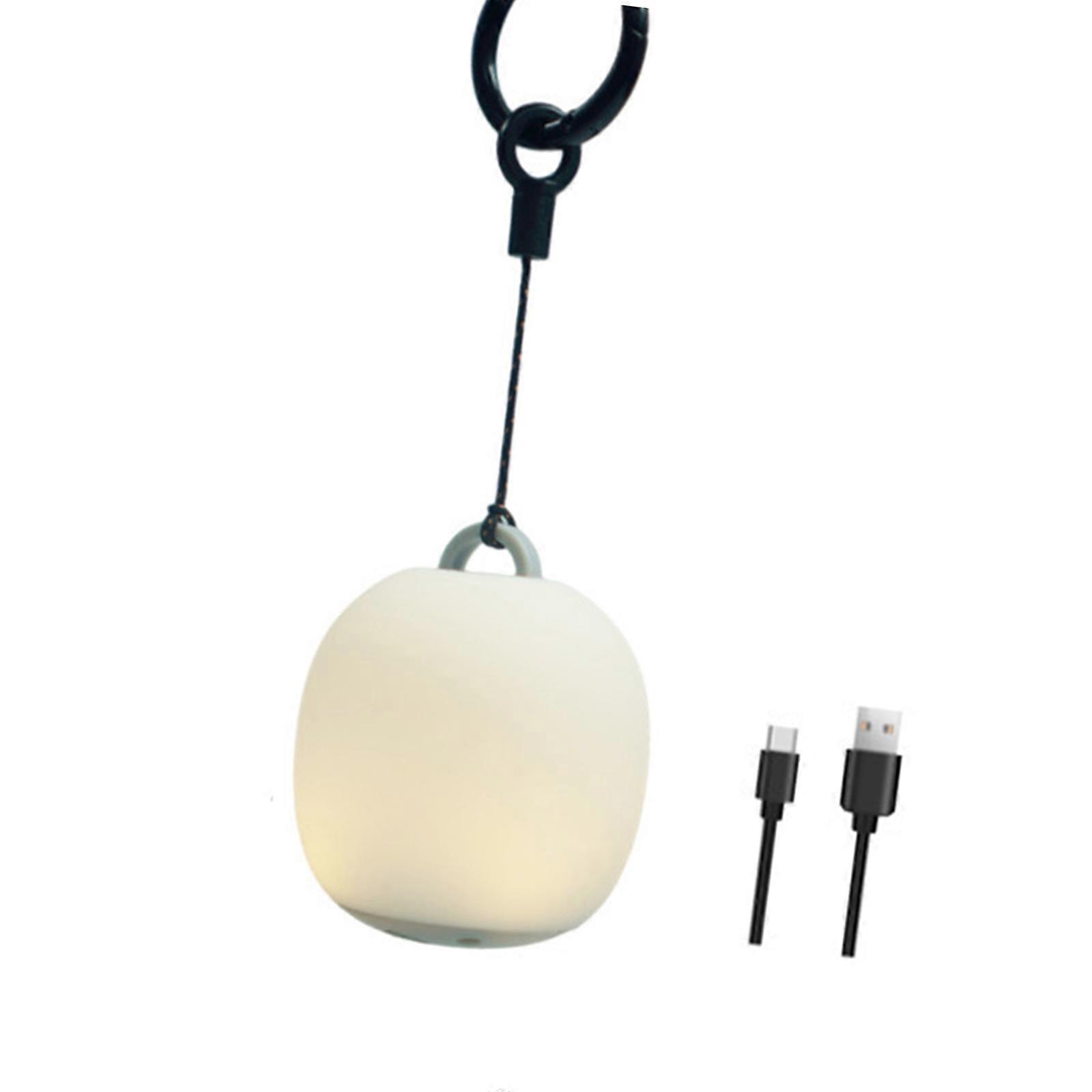 Creative Eggs Shape Soft Silicone Lights 5 Brightness Setting Waterproof LED Camping Lights Atmospheres Lighting Multicolor